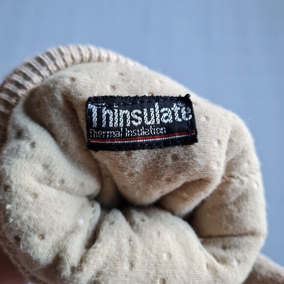 Winter Gloves Vintage Fownes Men's Large Insulated Thinsulate - Picture 4 of 6